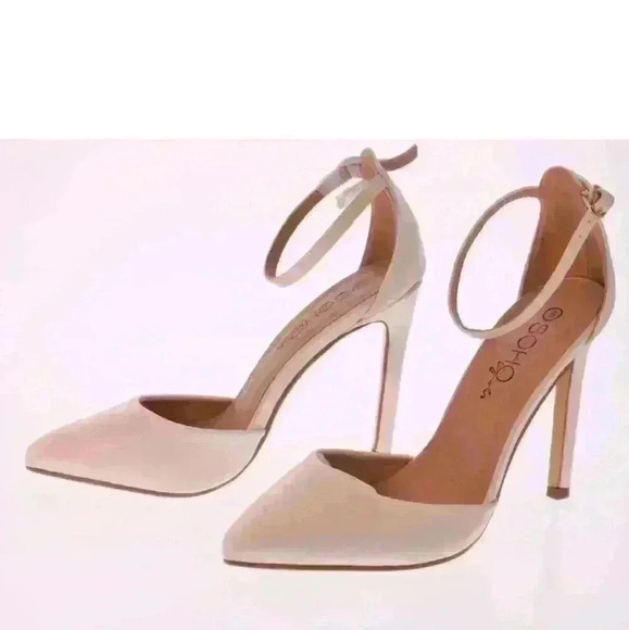 NEW NIB Soho Girls Kim-2 White Pointed Toe Ankle Strap Heel Sandal Sz 6 $60 - Picture 7 of 11